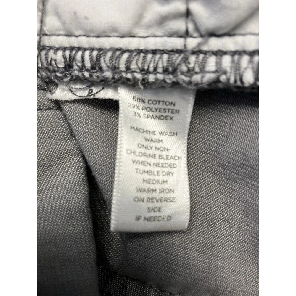 Ann Taylor Loft Womens Gray Corduroy Pants Size 10 With Pockets - Picture 4 of 7